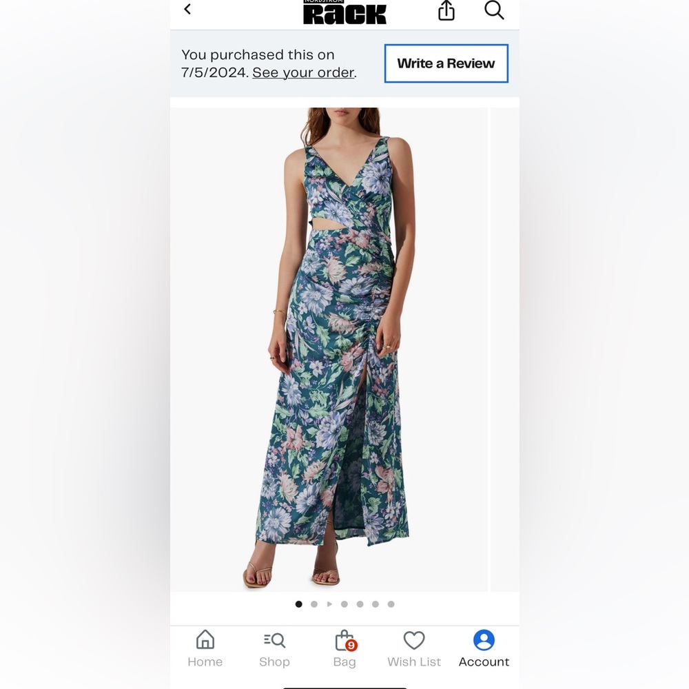 NWT ASTR the Label Maxi Dress